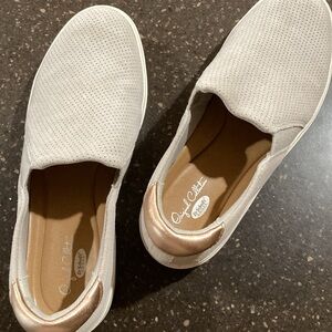 Dr. Scholl's Cream and Gold Casual Shoes